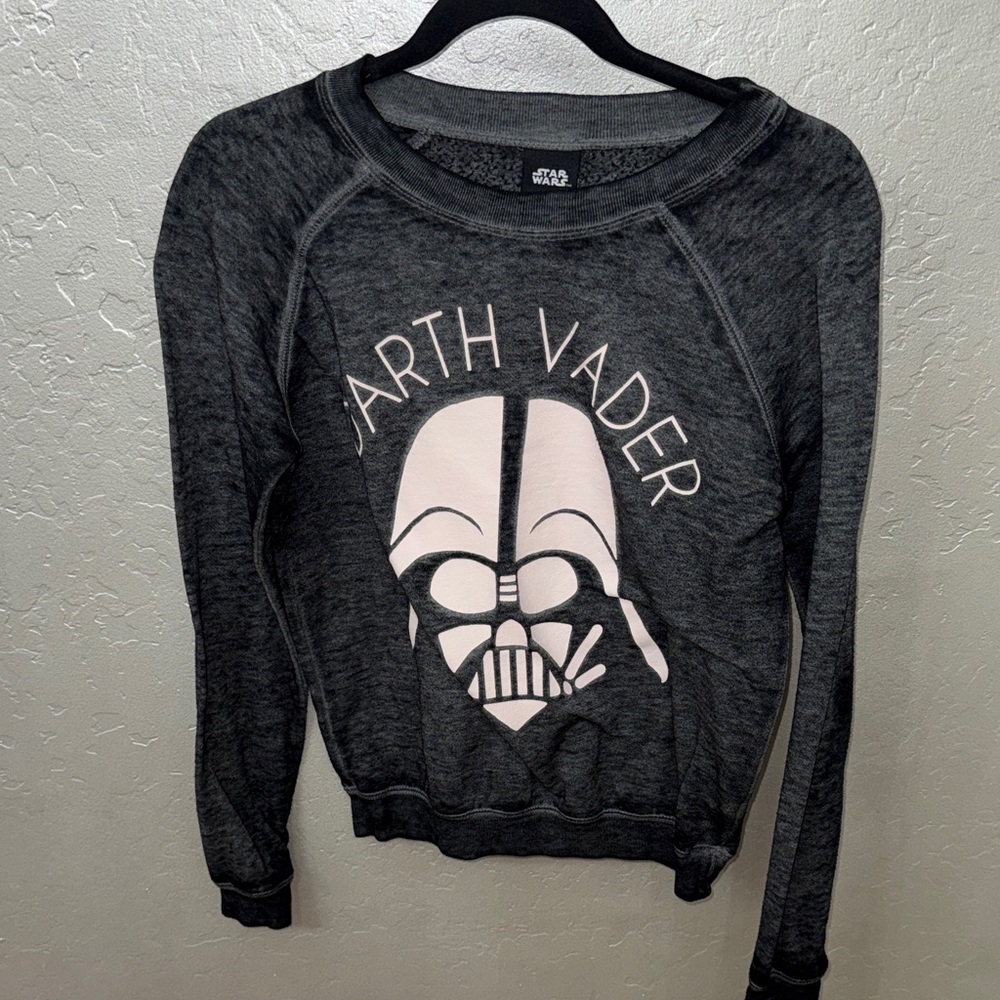 Star Wars Women's Dark Gray Darth Vader Sweater